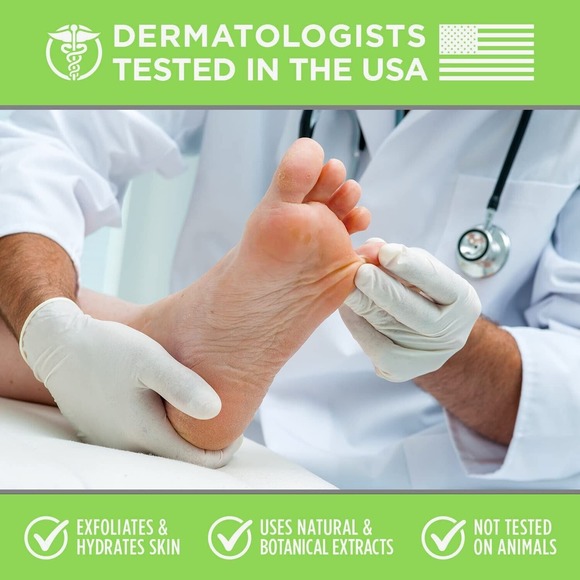 Foot Peel Mask- 2 Pairs of Regular Skin Exfoliating Foot mask For Cracked Heels - Picture 2 of 5